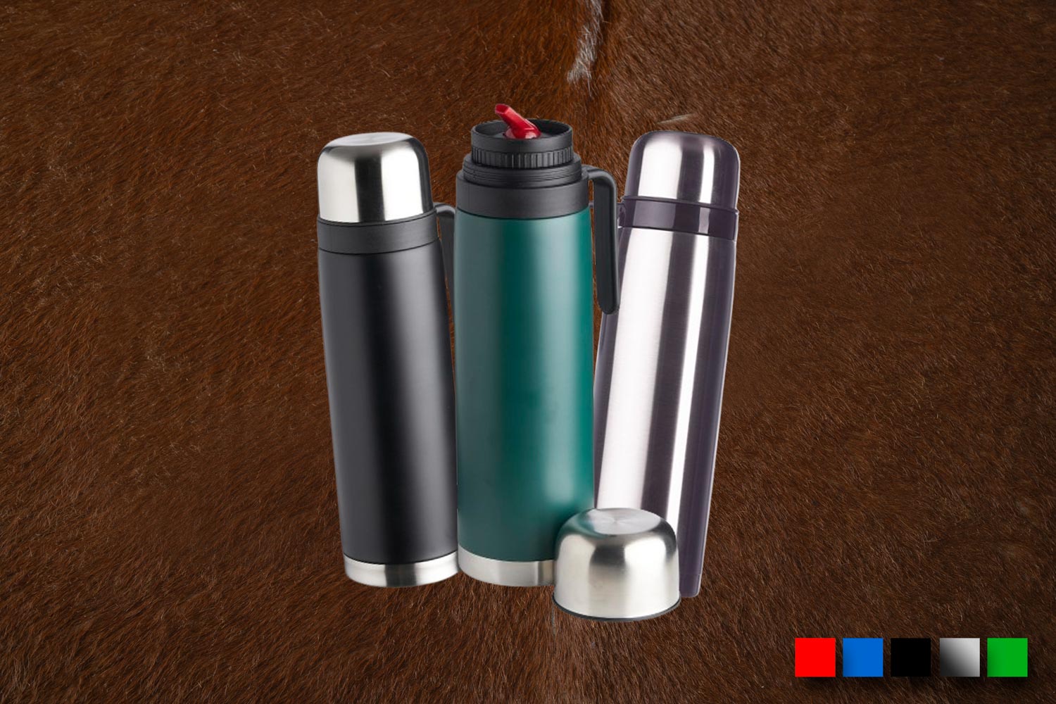 GARRAFA TÉRMICA INOX 1 LITRO